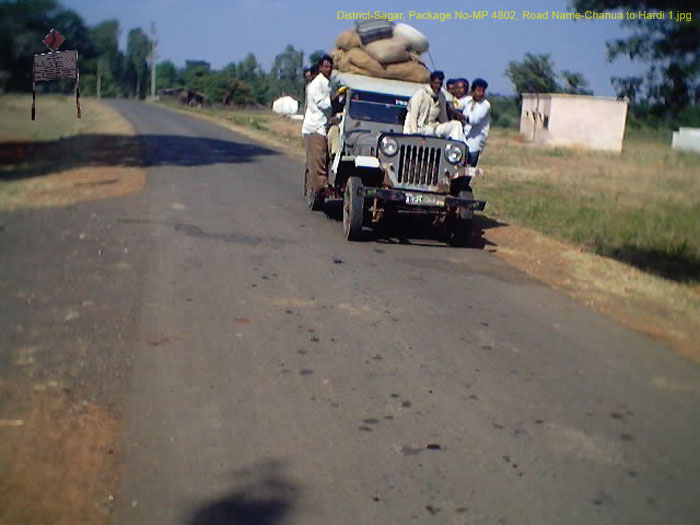 District-Sagar, Package No-MP 4802, Road Name-Chanua to Hardi 1